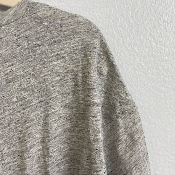 New IRO Brelbloa Jersey Twist Front Lightweight Mini Dress in Light Grey Size XS - Picture 9 of 12